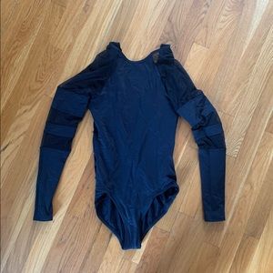 Baltogs Mesh Long-sleeve Leotard